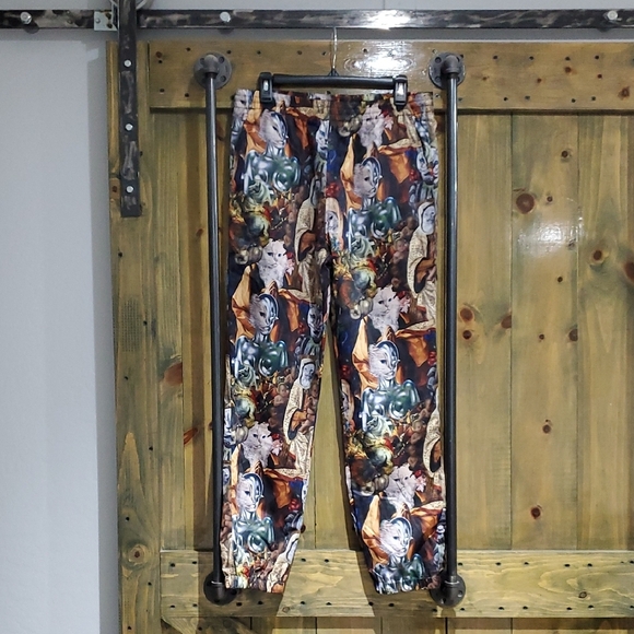 RipnDip Cats Nermmaissance Swishy Multicolor Graphic Lounge Pants Joggers Small - Picture 1 of 11